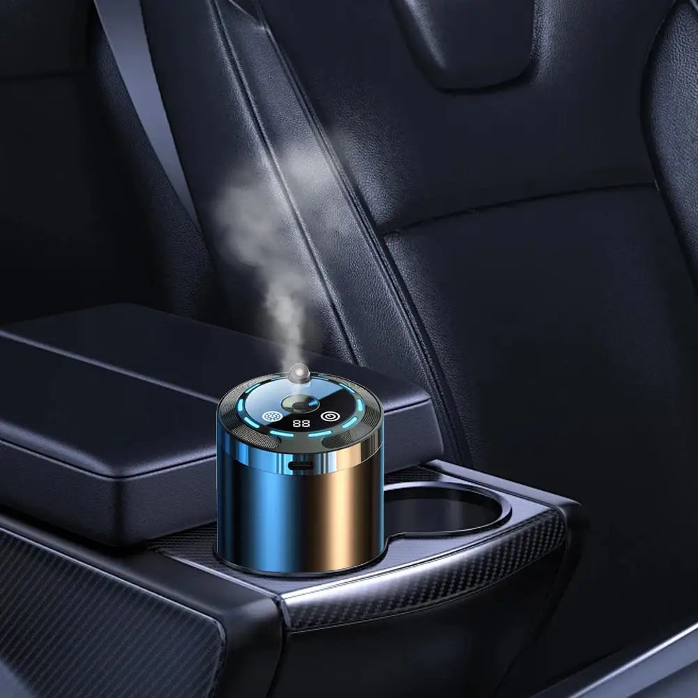Car Aromatherapy Diffuser & Humidifier — 5 Modes, Long-Lasting Mist