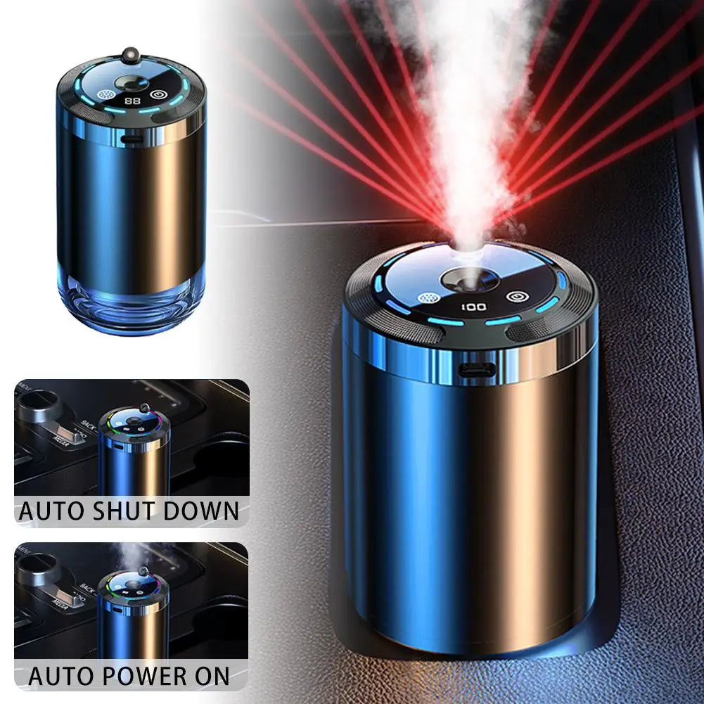 Car Aromatherapy Diffuser & Humidifier — 5 Modes, Long-Lasting Mist